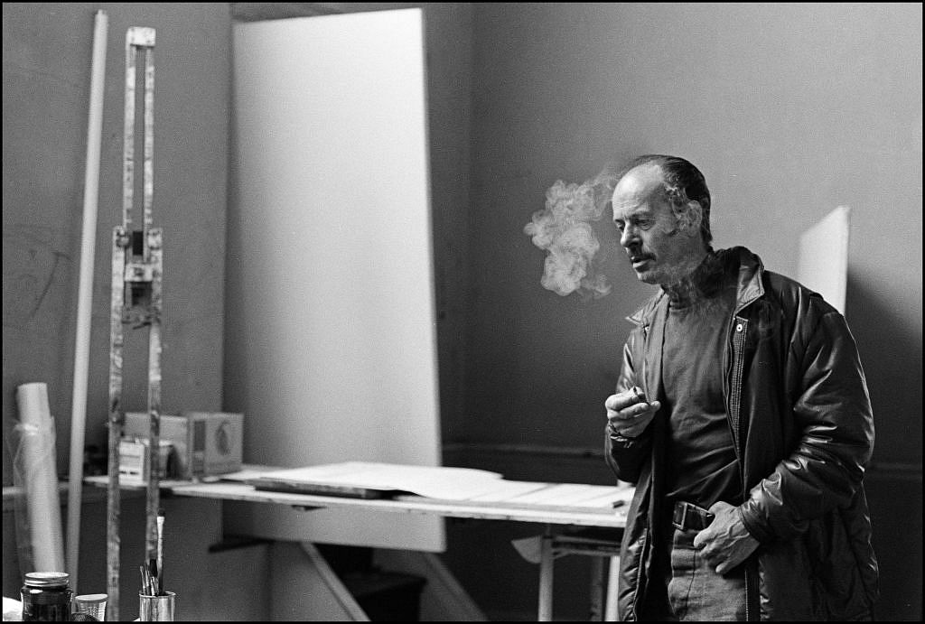 The painter Bryan Wynter